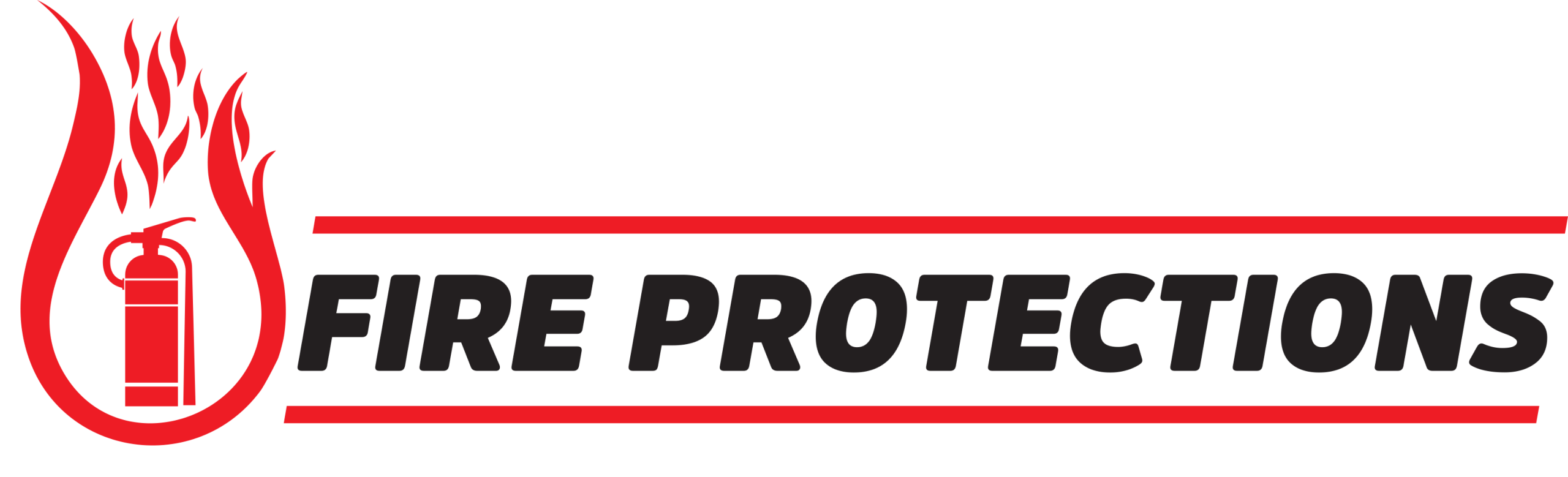Fire Protections logo sfondo trasparente
